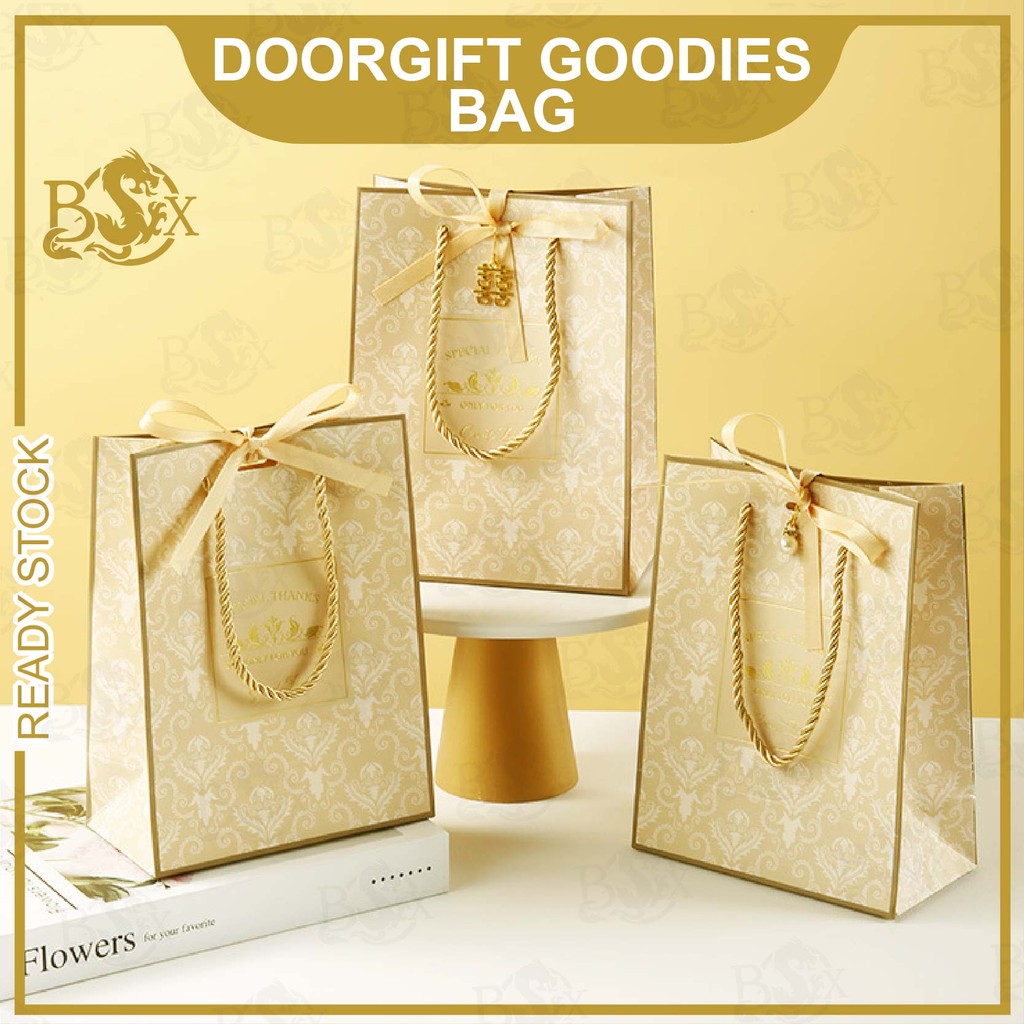 DRG Classic Premium Paper Bag Doorgift Wedding Doorgift Bag Shopping Bag Paper Bag Birthday Gift Bag Goodies