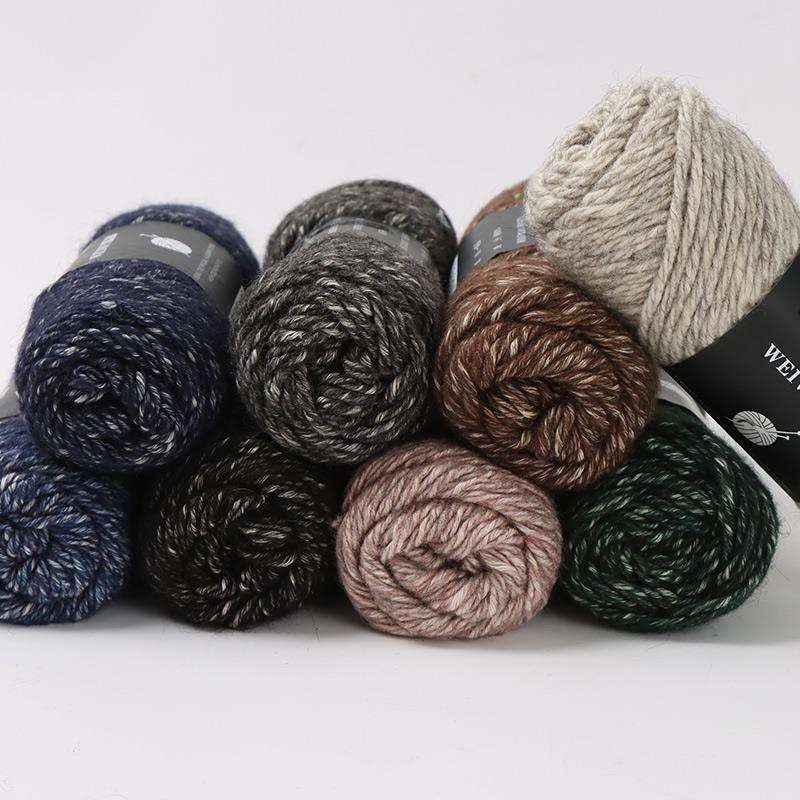 Yak Wool Yarn Consumption Cow Wool Hand-Knitted Stick Needle Thick Wool Ball Hand-Knitted Sw