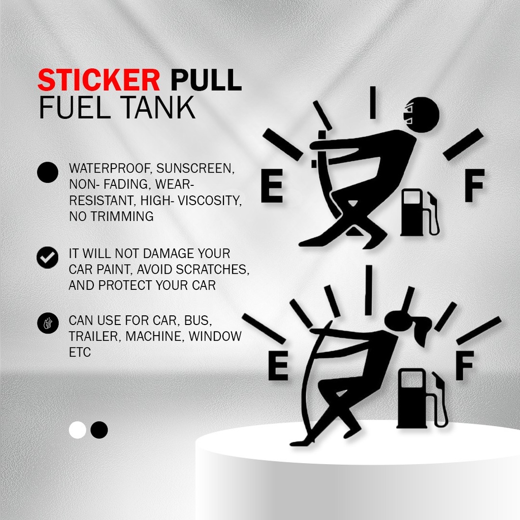 Fuel Explosion Meter Sticker Car Foreign Trade Car Sticker Motorcycle Sticker Pull Fuel Tank Pointer Identification