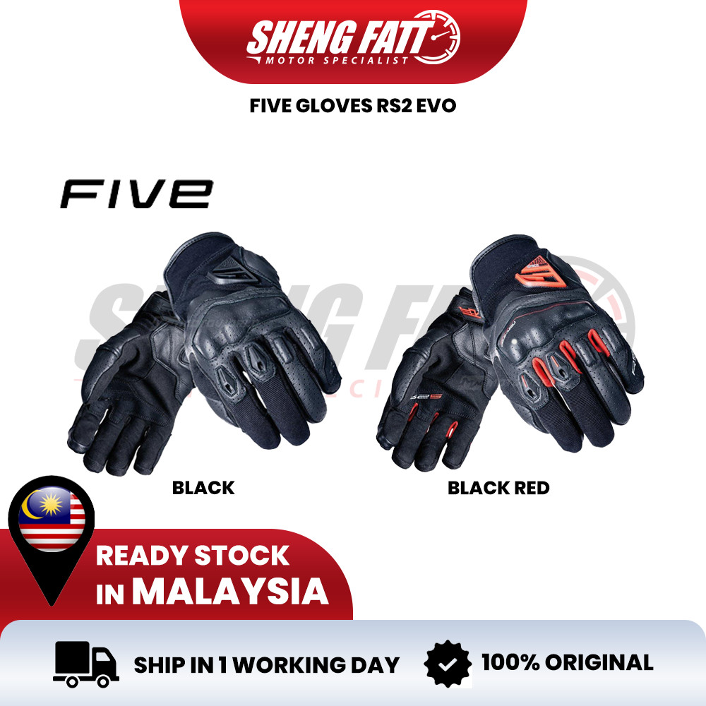 FIVE GLOVE RS2 EVO Motorcycle Gloves Non-Slip Riding Glove Sarung Tangan Motor Five Globe Hand Glove Protect Murah RS 3