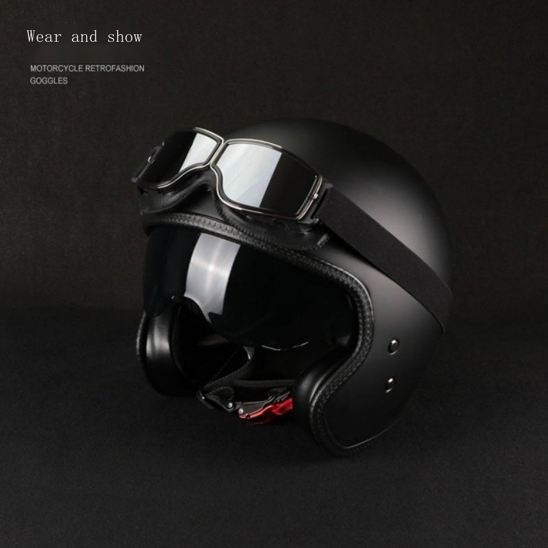 Motorcycle Goggles Retro Harley Eye Cycling Electric Off-Road Machine Eye Protection Flight Sand-Proof Knight One Piece Generation