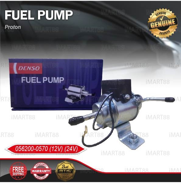 Original Denso Electric Fuel Pump 12V 24V Gasoline Inline Petrol Pam Diesel Saga Wira Toyota Lori Kancil Rusa Hijet