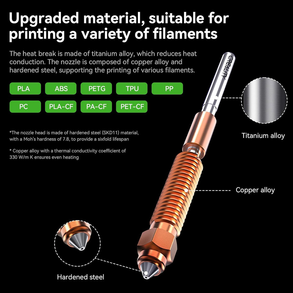 Ender 3 v3 core xz hotend, hotend replacement for creality ender 3 v3 xz allmetal hotend replacement spare part hotend