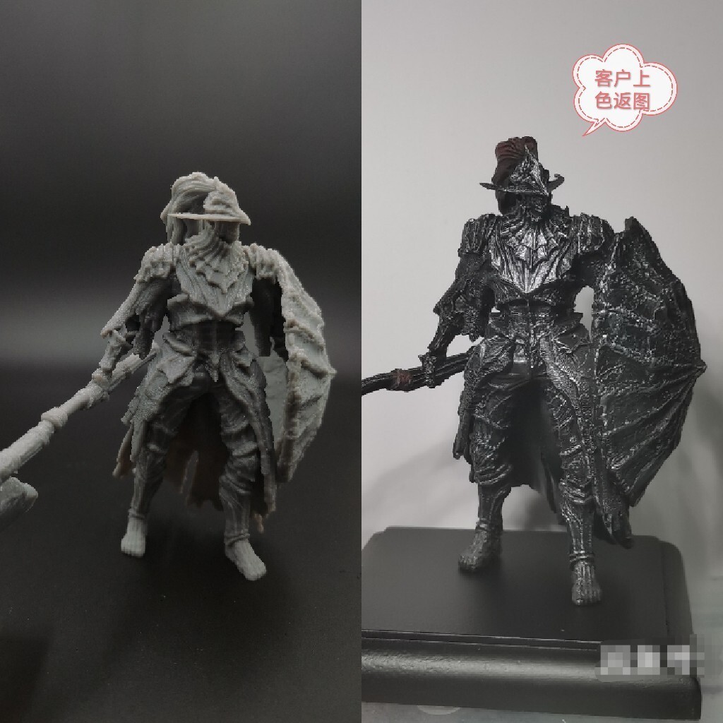 Black Soul Board Game Dragon Hunter Armor 2.0 War Chess Model Black Soul Merchandise Figure 3D Printing Model