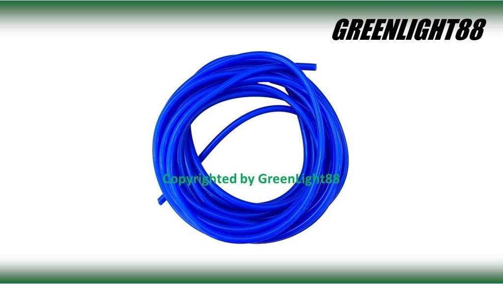 (10 METERS) 3MM, 3.5MM, 4MM, 5MM, 6MM, 8MM, 10MM, 12MM,14MM  VACUUM HOSE SILICONE (BLUE)