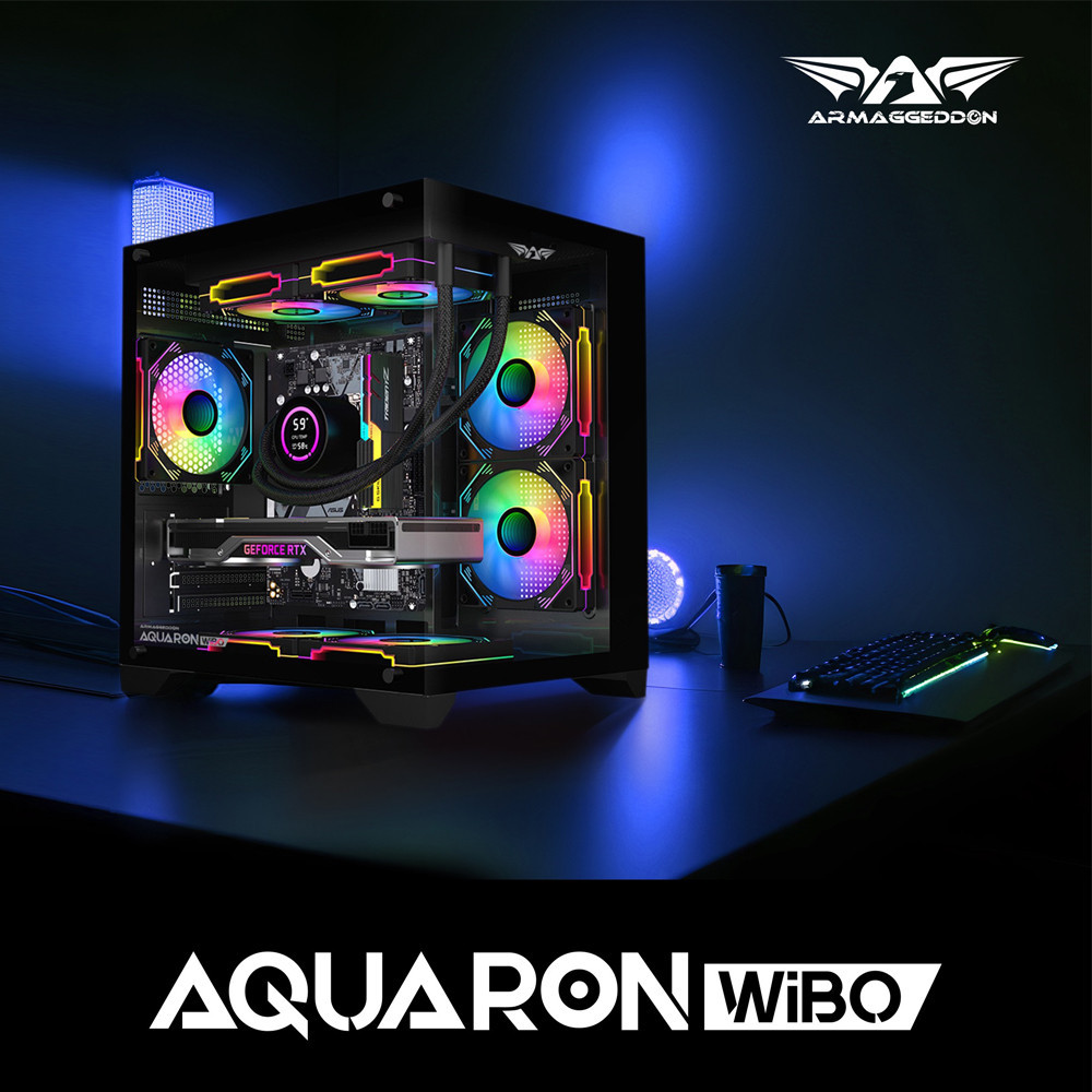 Armaggeddon Aquaron WiBO Micro-ATX Gaming PC Case