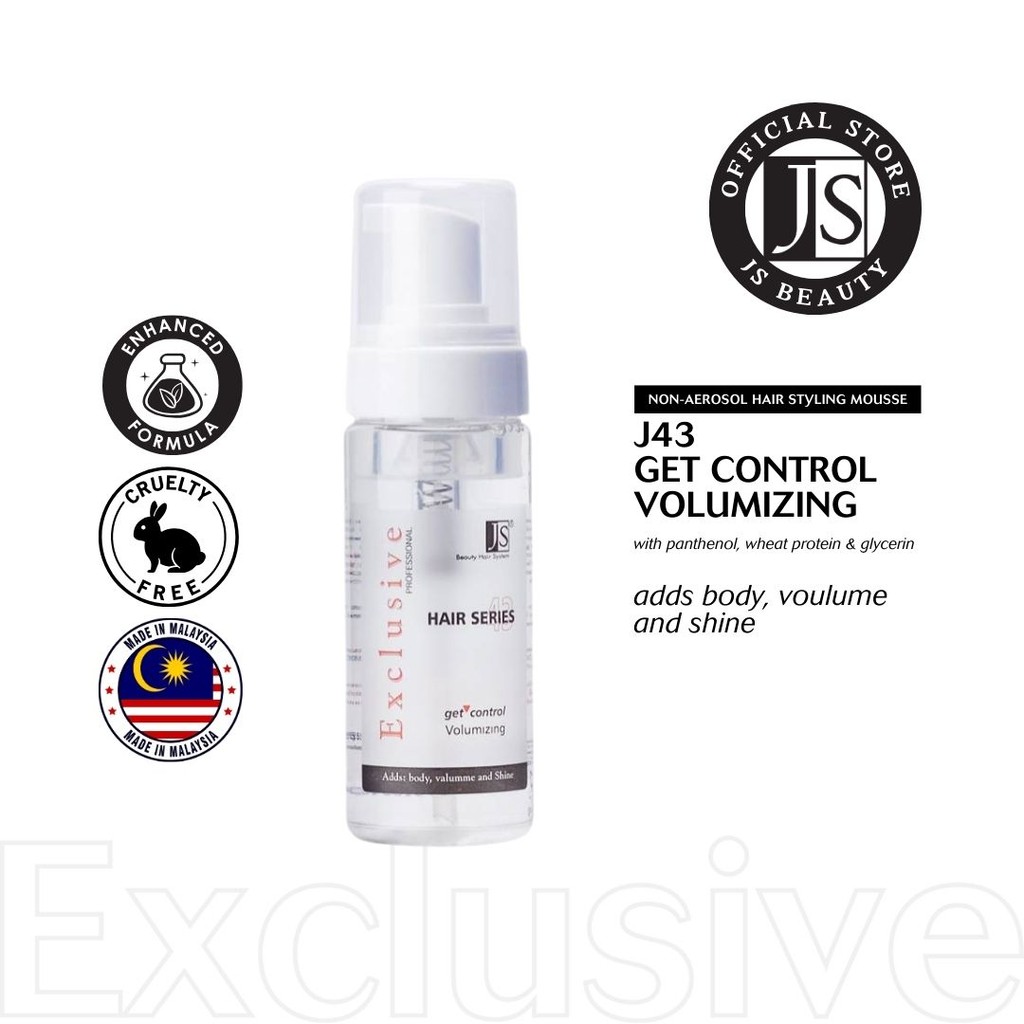 JS Exclusive Classic Styling Get Control Volumizing (Non-Aerosol Hair Styling Mousse) (J43) - 150ML (JS)