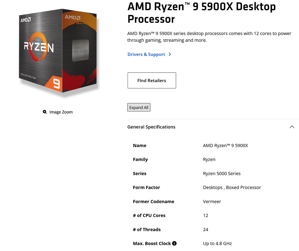 Desktop Processor Ryzen 5900x Release Date Cpu Amd Ryzen 5900x