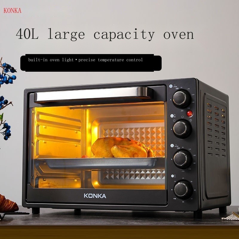 Konka Electric Oven Household Multi-functional Large-capacity Air Frying Oven Fully Automatic Timed Baking Pizza Baked P