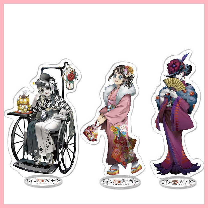 Stand Identity V Joker Tracy Reznik Lucky Guy Michiko Anime Game Merchandise Fifth Personality Doctor Nurse Gardener Air Force Acrylic Stand Decoration Gift