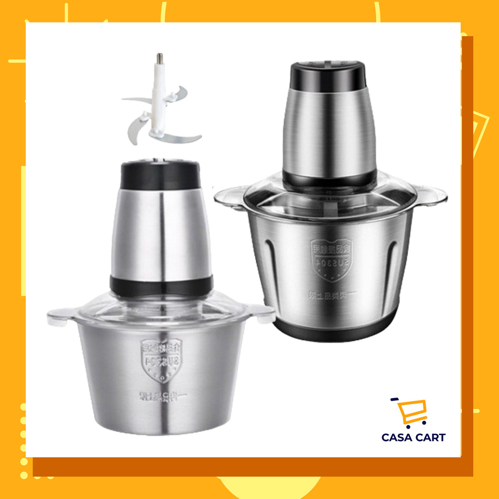 CASA CART  Pengisar Daging Isi Rumah Pelbagai Fungsi Mesin Memasak Kapasiti Besar Pengisar Elektrik Keluli Tahan Karat
