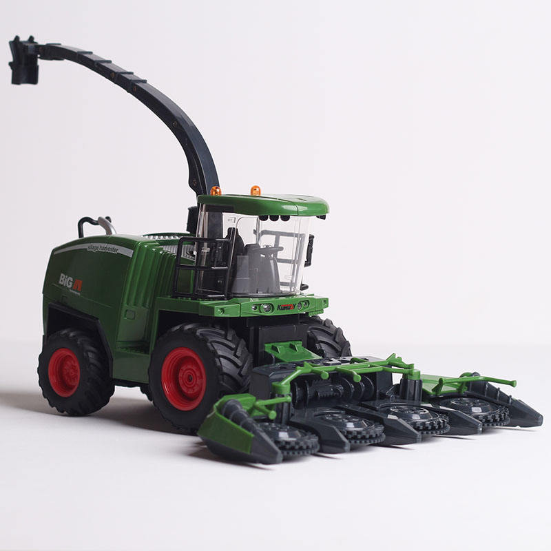 Children's Large Combine Harvester Toy Car Boy Simulation Model Sliding Engineering Vehicle Rice Wheat Corn