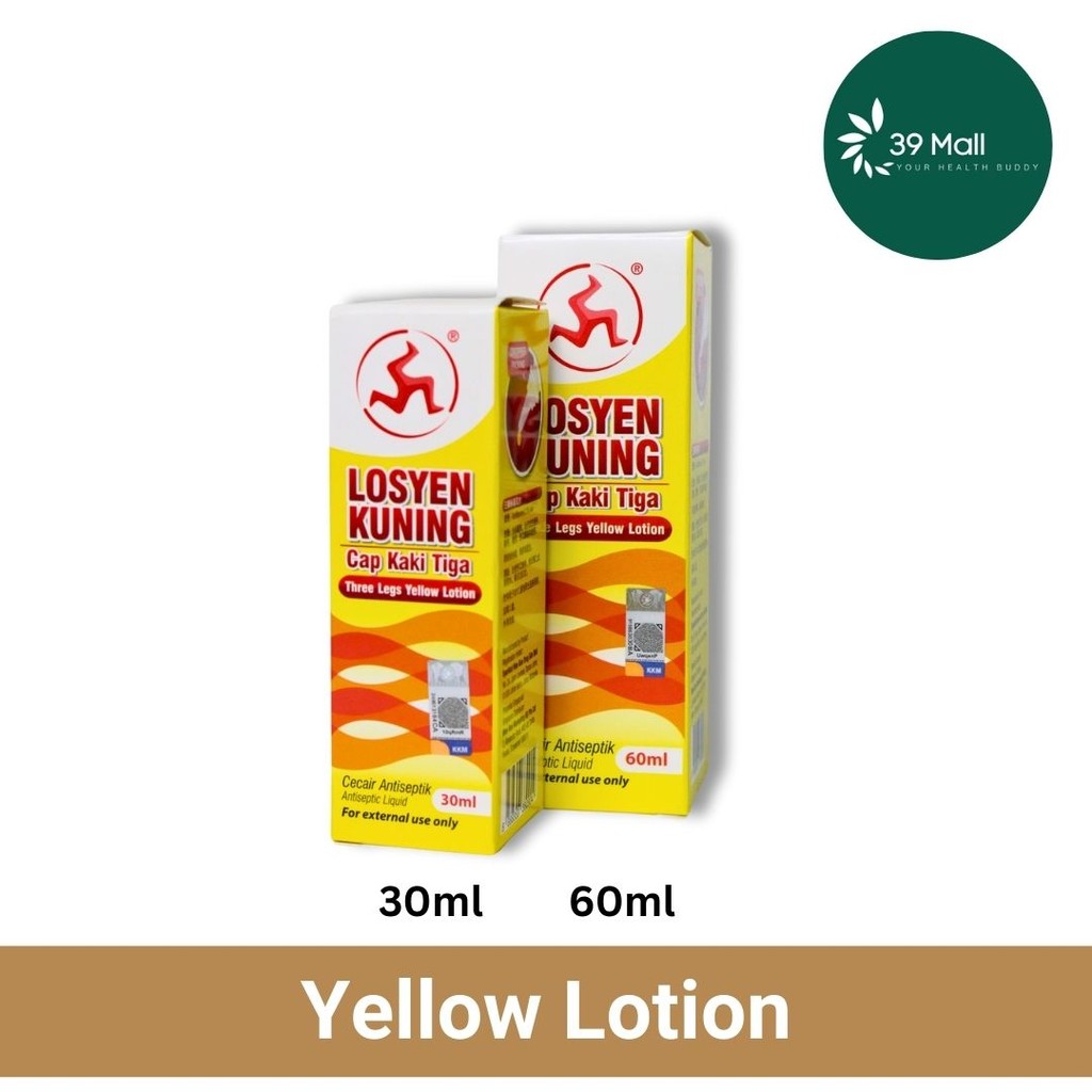 Cap Kaki Tiga - Yellow Lotion 30ml / 60ml