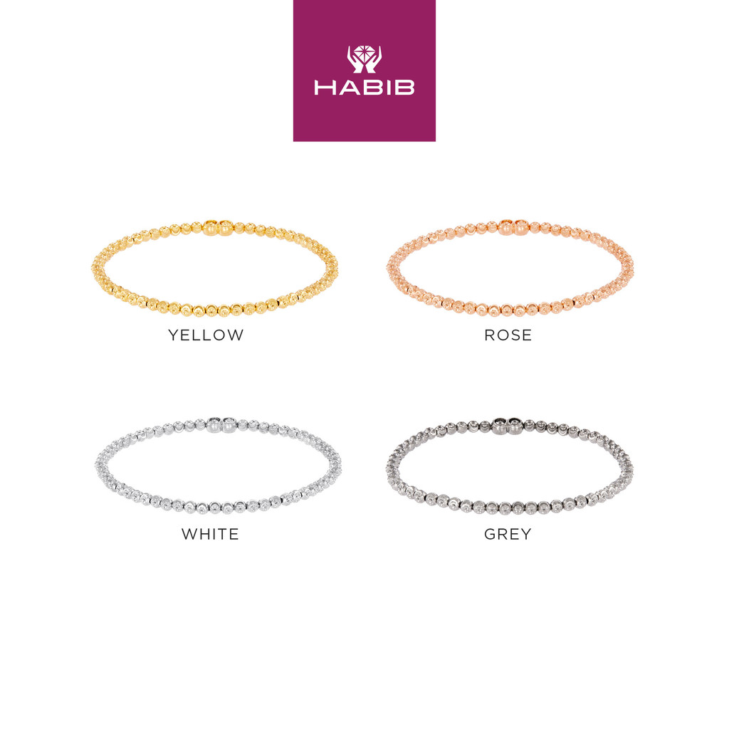 HABIB 925 Silver Bracelet 003 ELASTIC