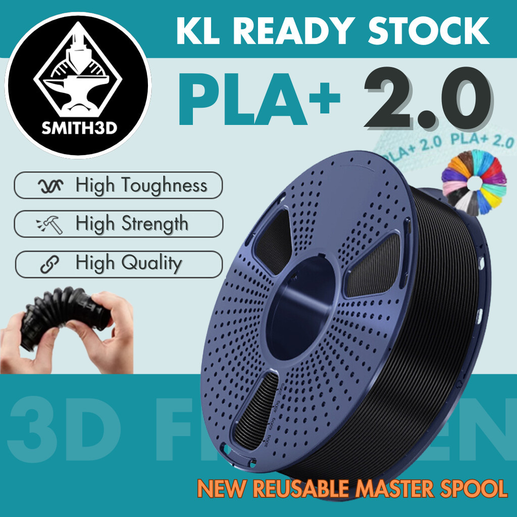 Sunlu PLA+ / PLA 2.0 Filament 1KG 1.75mm, High Precision High Load Filament, Smooth Finish PLA+ Eco Friendly Filament