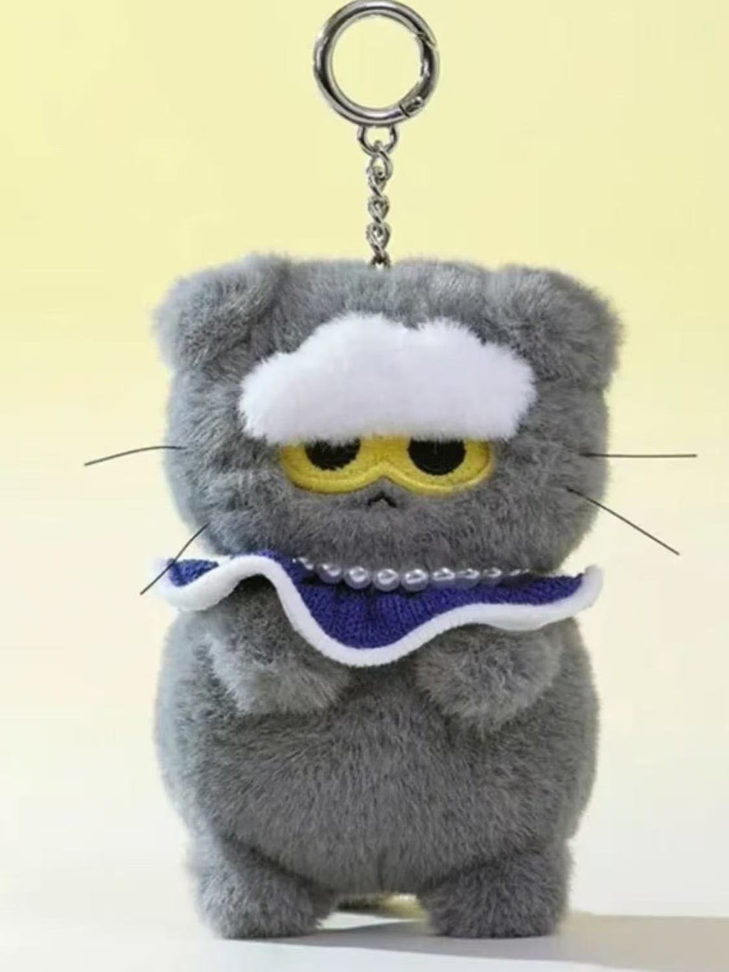 Kpop G-DRAGON ZOA Plush Doll Keyring Grey Cat Stuffed Toys