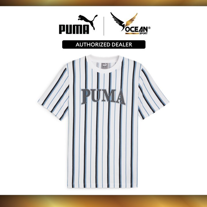 PUMA SQUAD Male AOP Tee (White) 67897302
