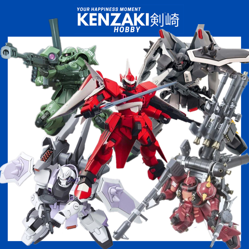 Local Ready Stock GAOGAO HG GUNDAM ZAKU ASTRAY FREEDOM BARBATOS EXIA ROBOT TOYS MAINAN BUDAK LELAKI PUZZLE FIGHTER