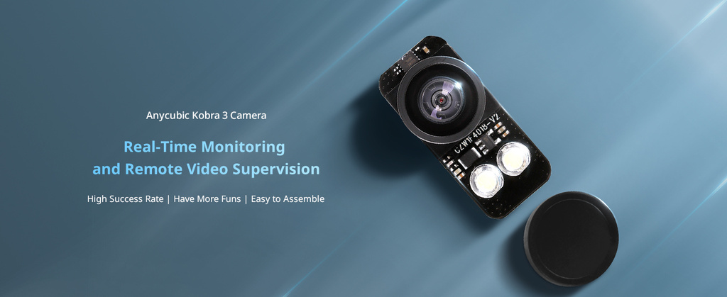 Anycubic kobra 3 camera, live view camera for kobra 2 series kobra 3 supervision real time monitoring camera for kobra 3