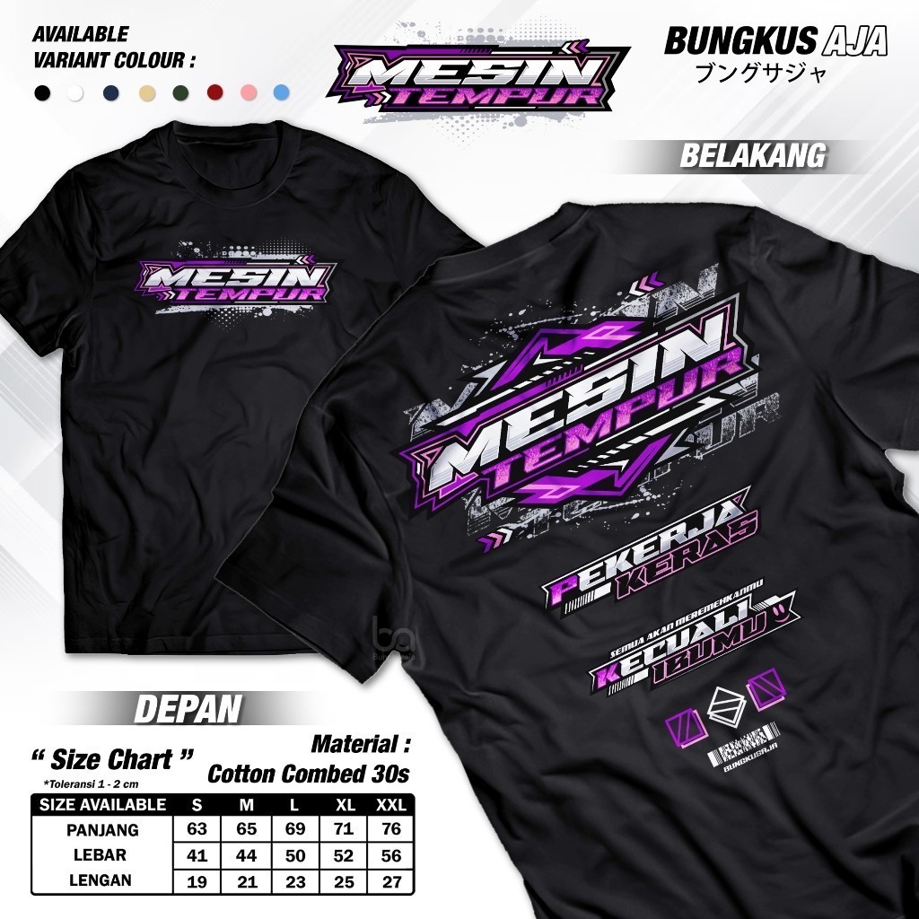 Kaos Mesin Tempur Semua Akan Meremehkanmu Kecuali Ibumu - Baju Kata Kata Keren Driver Muda Sopir Pekerja Keras Pejuang Rupiah