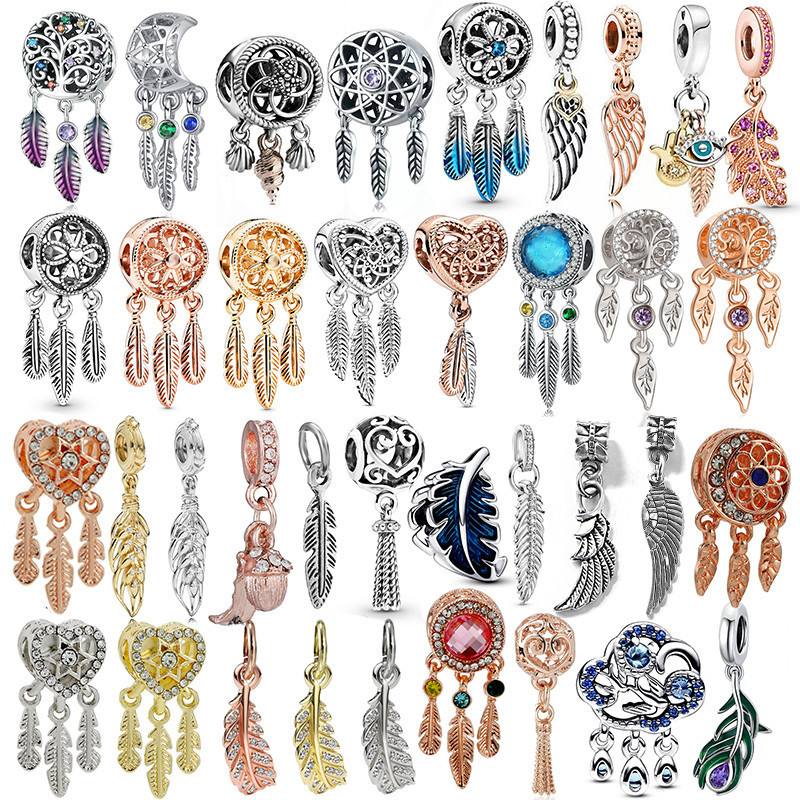 Dream Catcher String Jewelry Exquisite Pendant Tassel Bracelet Necklace DIY Romantic Feather Pendant