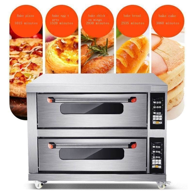 Intelligent Electric Oven Commercial Large Capacity Oven Large Moon Cake Cake Bread Baking Oven Pizza Sweet Potato Oven