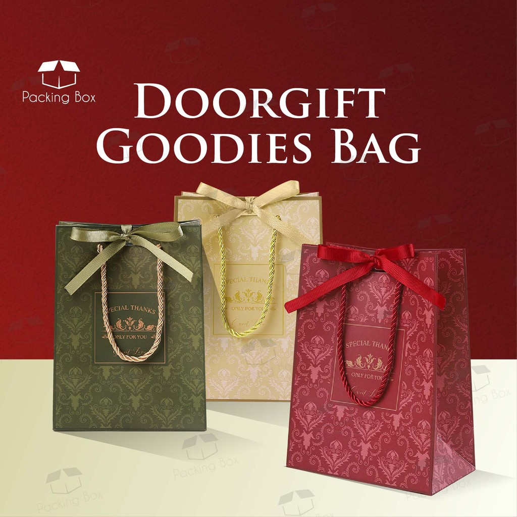 PKB Classic Premium Paper Bag Doorgift Wedding Doorgift Bag Shopping Bag Paper Bag Birthday Gift Bag Goodies
