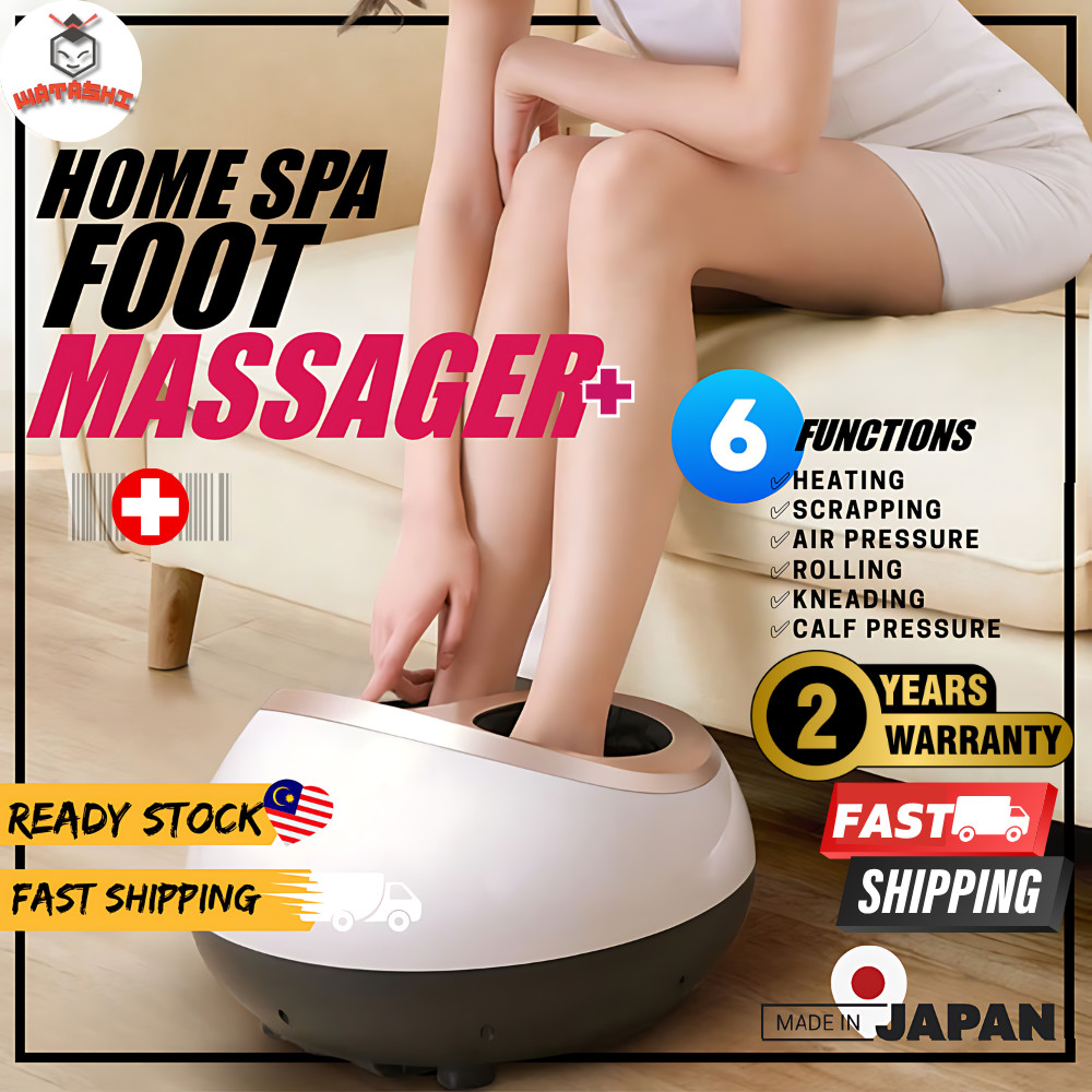 KESSLER JAPAN Foot Massage Machine HOME SPA detox spa Foot Bath Mesin Urut Kaki Massager Blood circulation relax EU