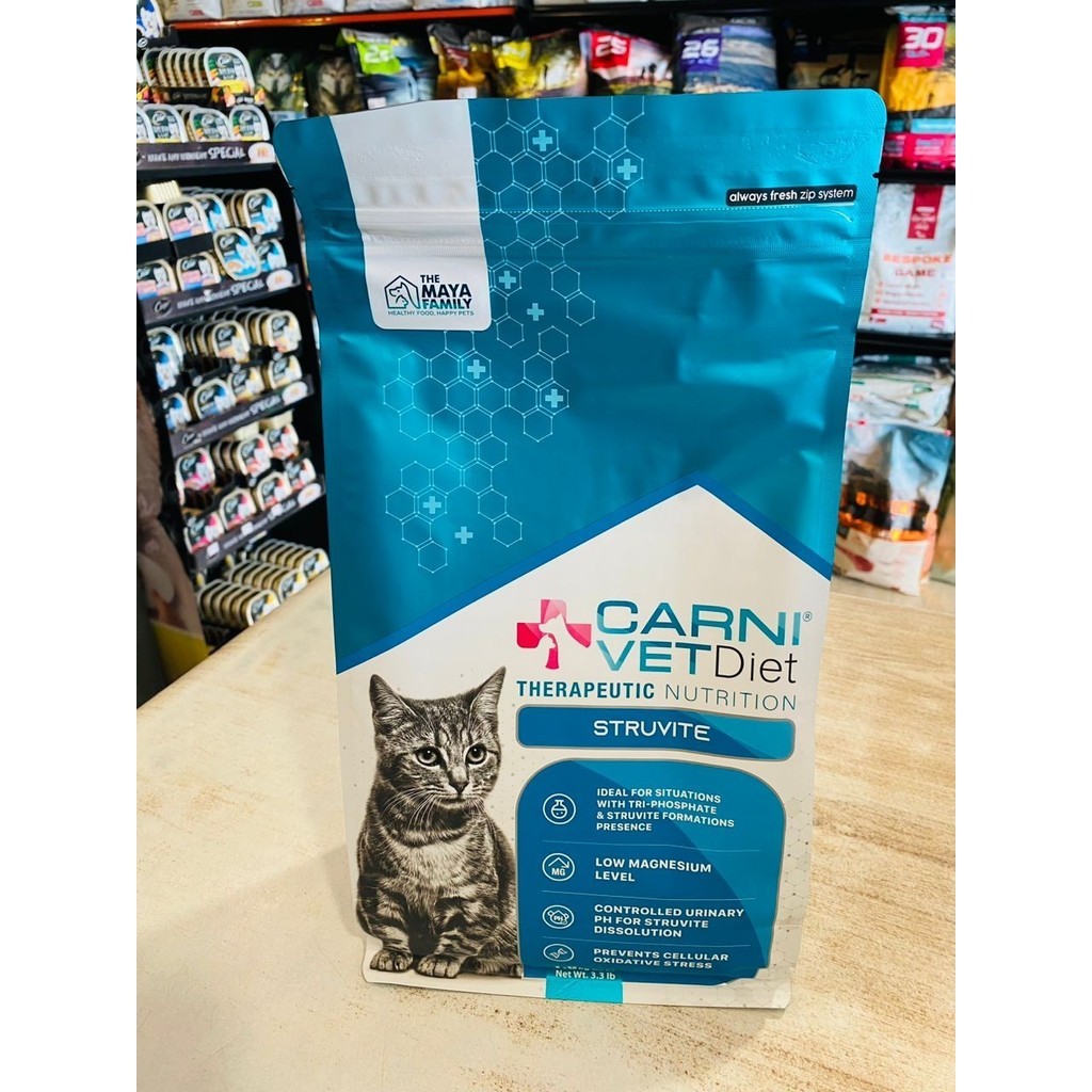 CARNI VET DIET STRUVITE PROTECTION ADULT CAT FOOD 1.5KG