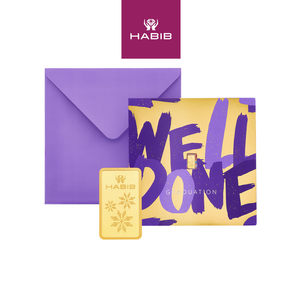 HABIB Joy Collection (Graduation) | 999.9 Gold Bar (1g)