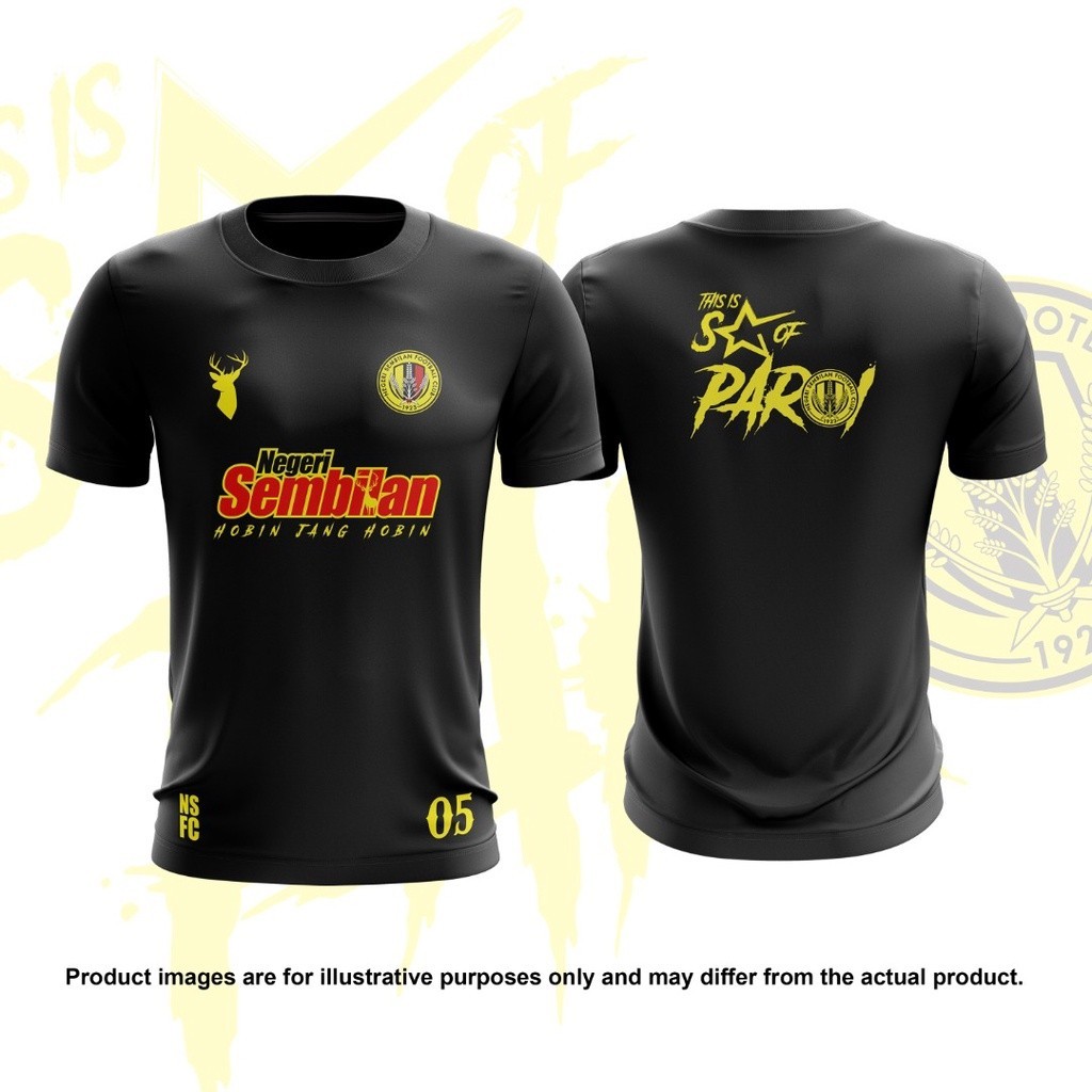 HOT T-shirt NEGERI SEMBILAN FC T-Shirt Microfiber jersey | Hobin Jang Hobin jersi murah 【 READY STOCK 】