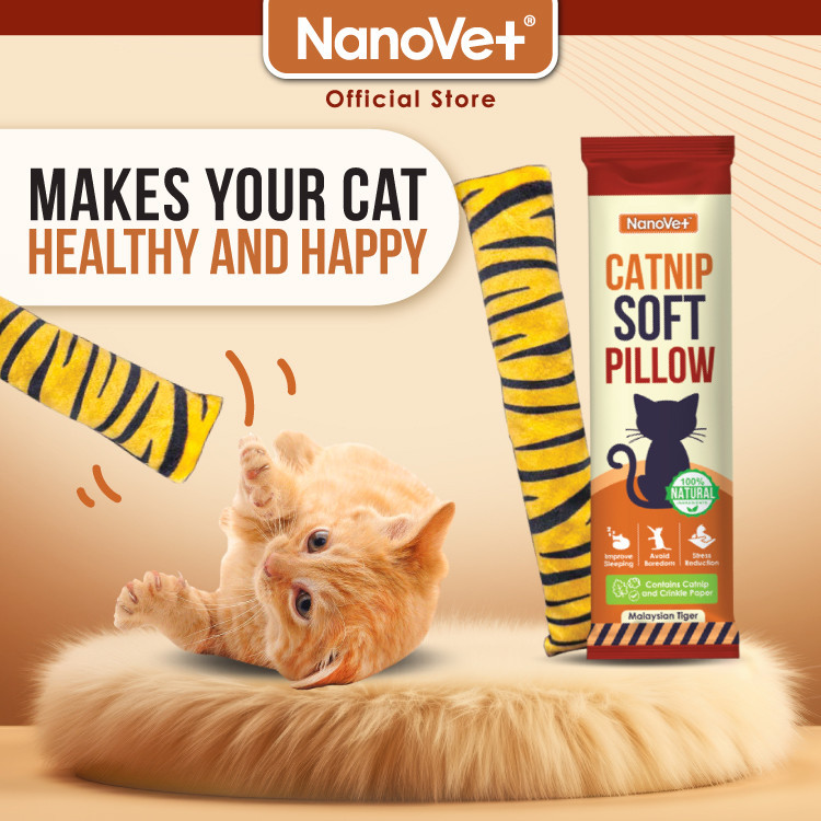 Nanovet® Catnip Soft Pillow