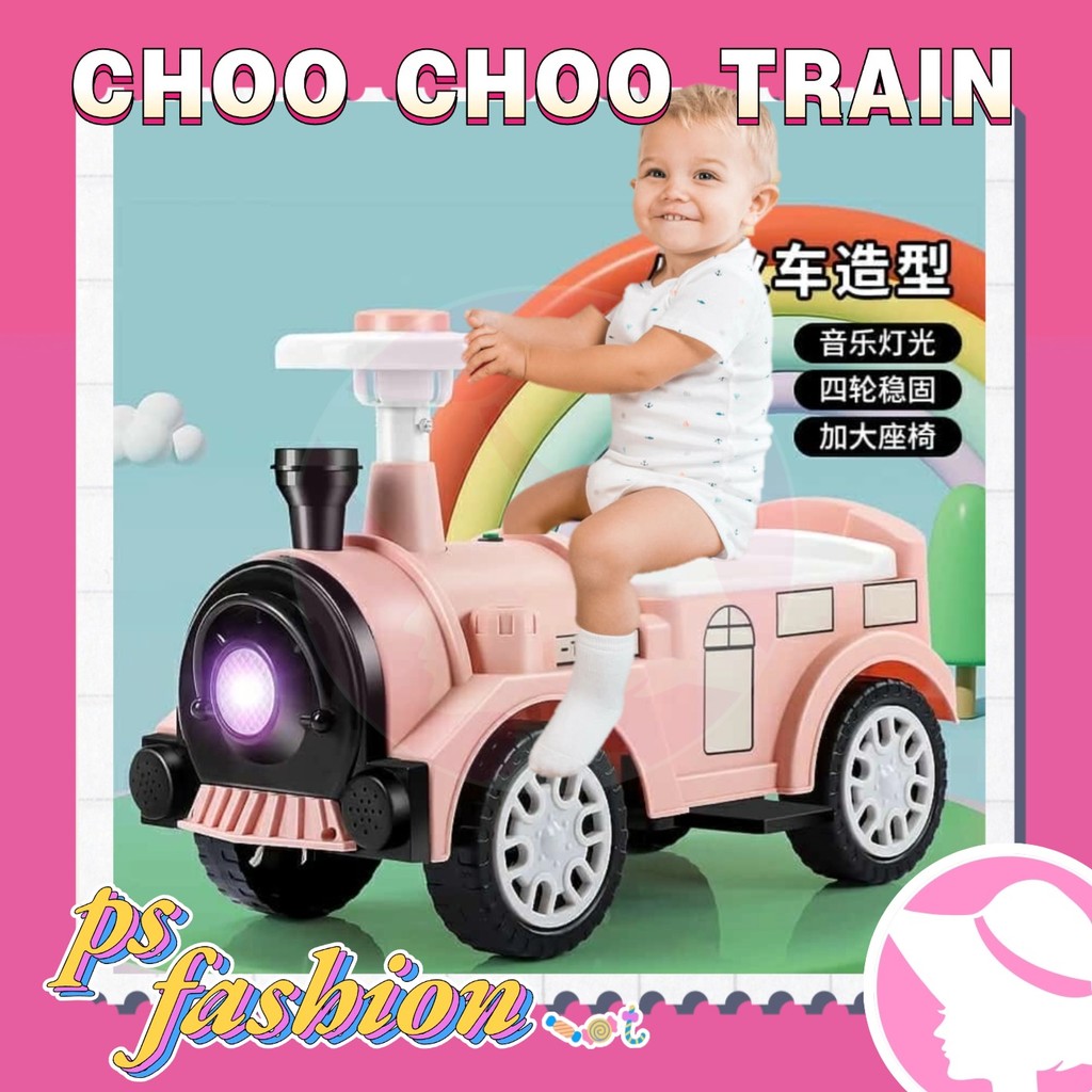 Kids Ride On Push Car With Horn Steering Wheel Music Storage Space Kereta Budak Kanak Walker Car