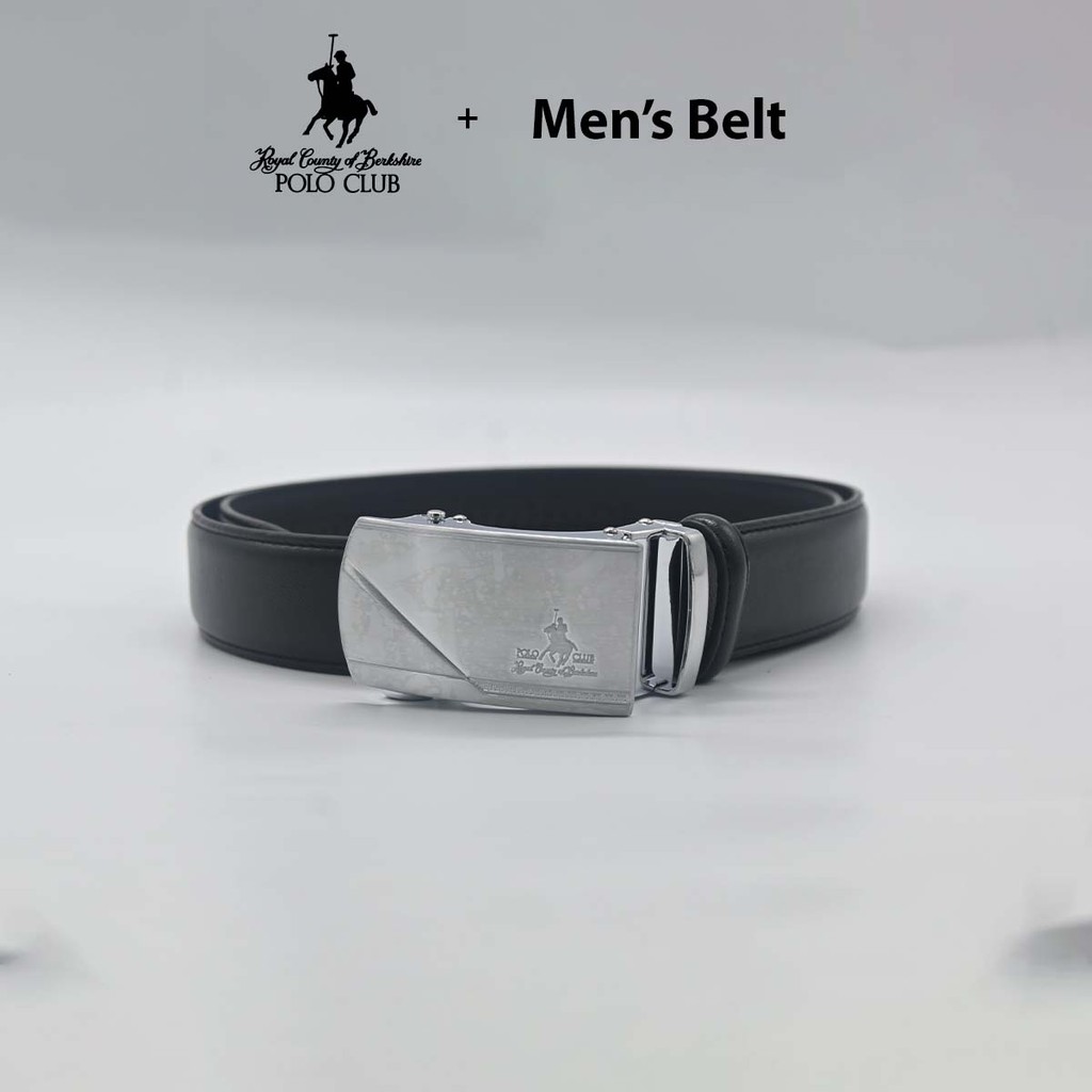 RCB Polo Club Men s Automatic Buckle Leather Belt RCB Polo Club