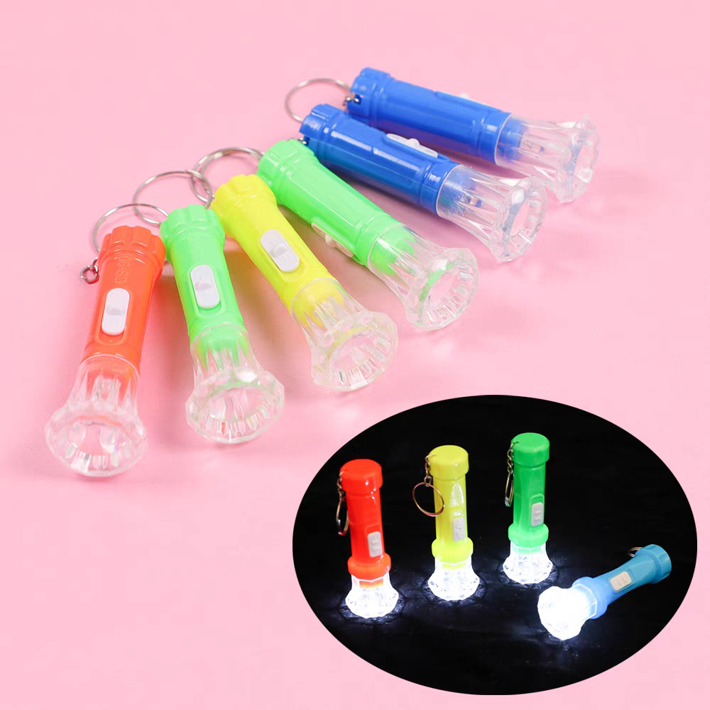 BCI Mini LED Flashlight Keychain Portable and Colorful Torch Light For Party Door Gift Camping Emergency Flashlight