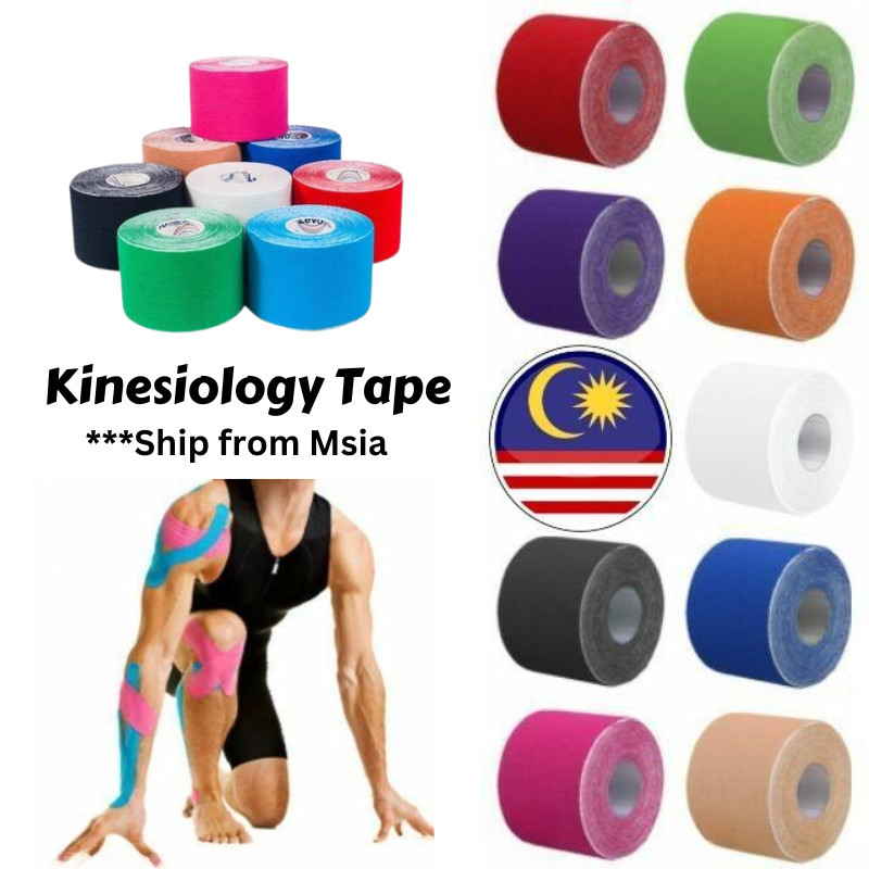 Kinesiology Sport Elastic Tape Athletic Elastic Wrap Adhesive Tape Protector Exercise Outdoor Sukan
