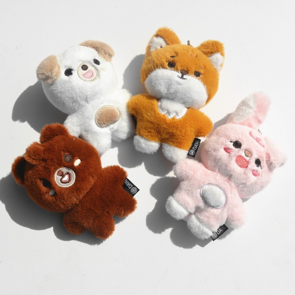 DAY6 DENIMALZ PLUSH DOLL KE ヨンケイ デニマルズ DAY6 X DENIMALZ POP-UP Plush Doll Pendants BANG KE DON PIL CARTOON