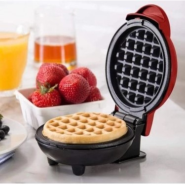 REDBUZZ Electric Waffle Maker - Mini Breakfast Waffle and Egg Cake Pan for Delicious Eggettes