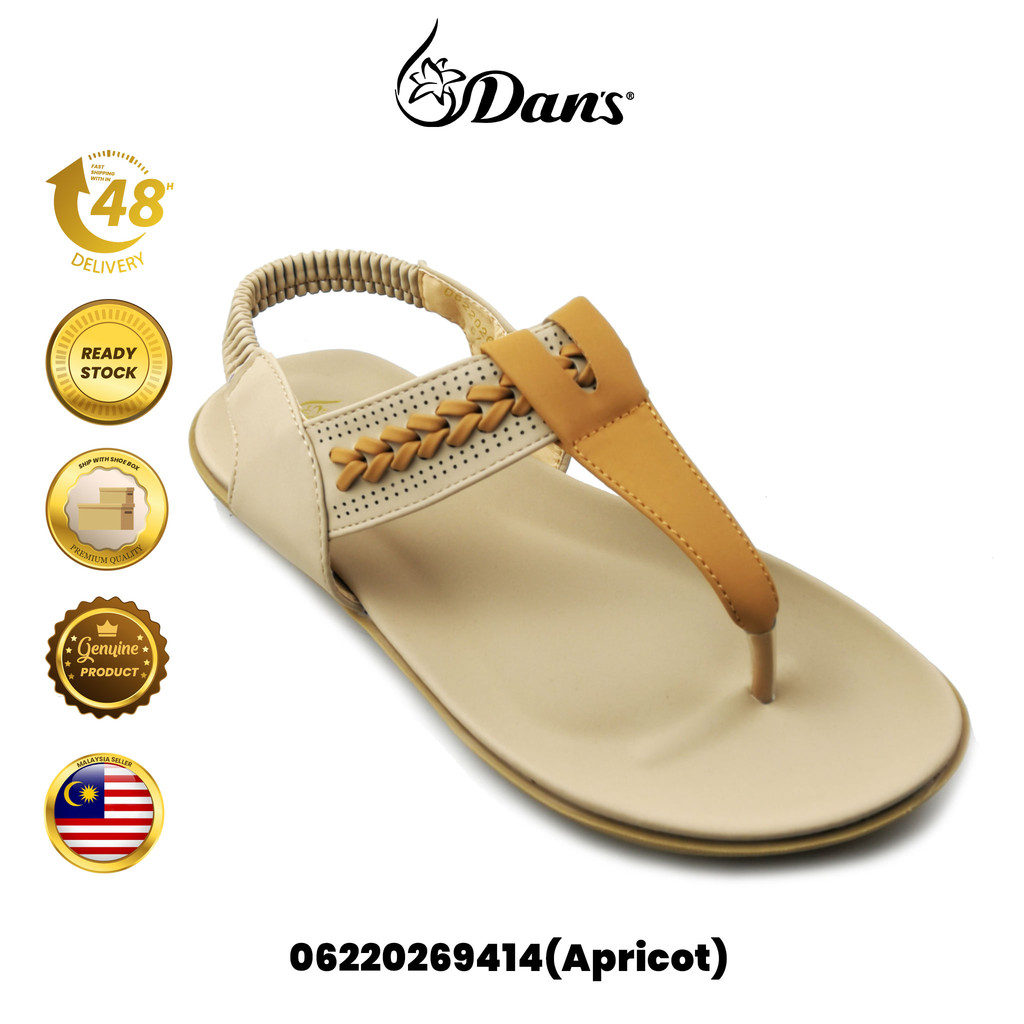 Dan's Selipar Ringan Wanita / Perempuan -Biru/Aprikot06220269414 - (A5)