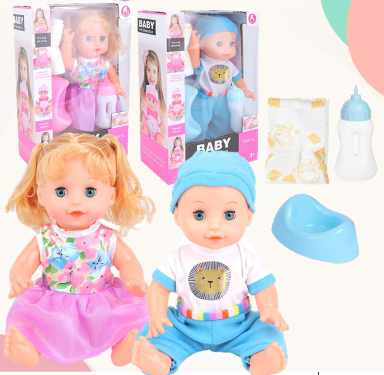 Realistic Lovely Clothing Baby Dolls Pretend Play Sets Educational Learning Kids Girls Toys Mainan Anak Perempuan