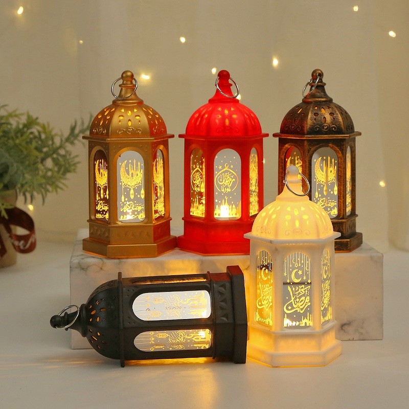 in stock 【Ramadhan】Moroccan Style Metal Handmade Vintage Chandelier Hanging Lantern Wedding Decor Retro Chandelier Tea L