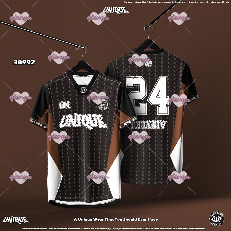 【Free Custom Name & Number】Retro Collar Futsal Futsal Football baju jersey custom name baju lelaki Thailand Viral Jersey Tiktok Breathable mesh T-shirt