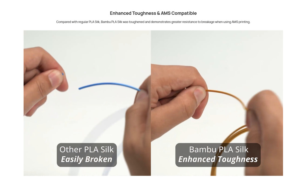 sg 11134202 7rep6 Bambu Lab PLA Silk Filament 1KG 1.75mm