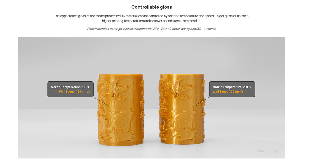 sg 11134202 7rep6 Bambu Lab PLA Silk Filament 1KG 1.75mm