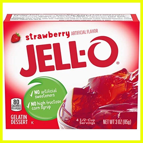 Jell-O Strawberry Flavor Gelatin Dessert From USA (85g)BEST BY:03NOVEMBER2024