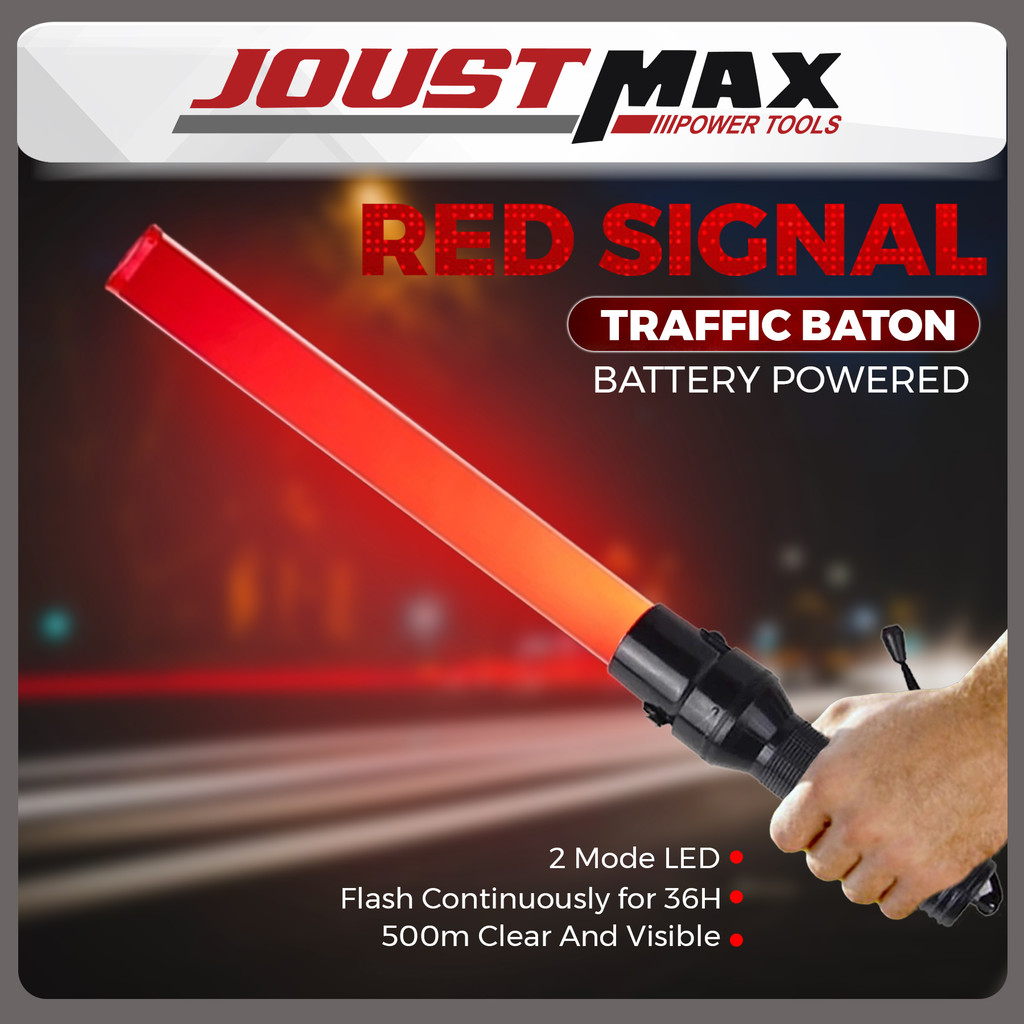 SL900 Baton Light Traffic Signal Road Control Warning Flashing RED LED light Construction Site Camping
