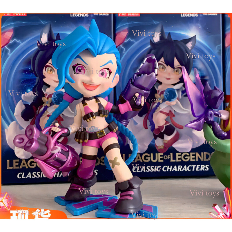 Vivi toys POPMART Vivi toys POPMART League of Legends Classic Character Mystery Box Jinx Ali Figure Female Merchandise Ornaments 1105