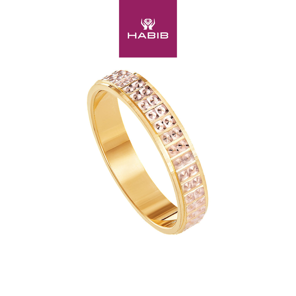 Oro Italia 916 Yellow and Rose Gold Ring GR44950321(R)-BI