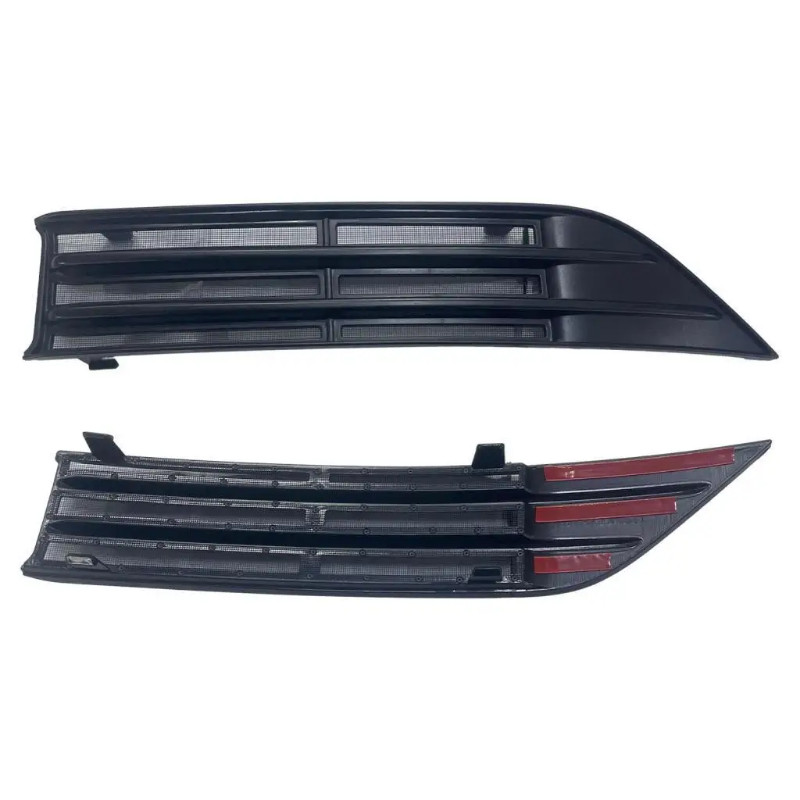 2Pieces Front Grille Mesh Easy to Install Replacement Premium Water Tank Middle Net Protective Cover for Byd Yuan Plus