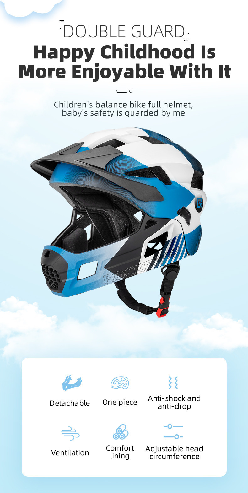 48 bike helmet Thousand Jr. Kids free lenses. ROCKBROS Kid Bike Helmet Children's